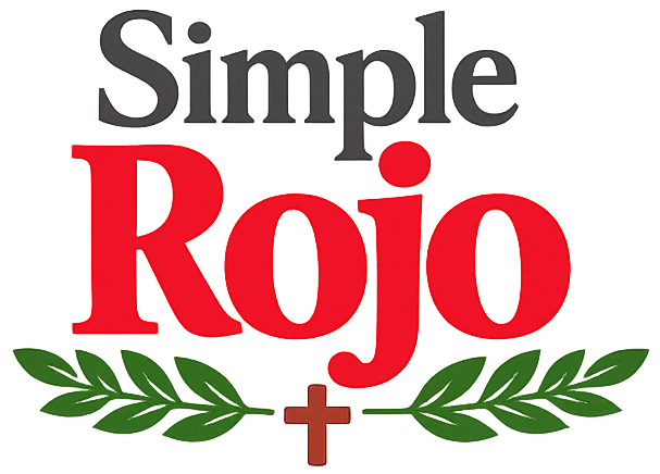 Food, Family & Faith | Simple Rojo Logo