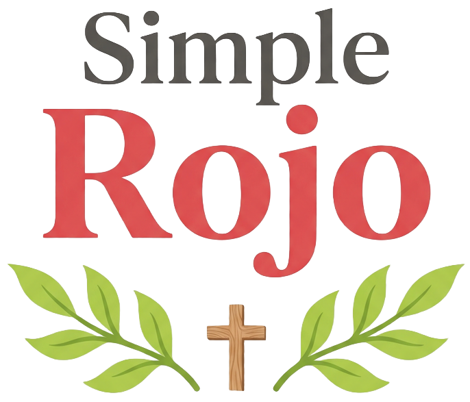 Food, Family & Faith | Simple Rojo Logo