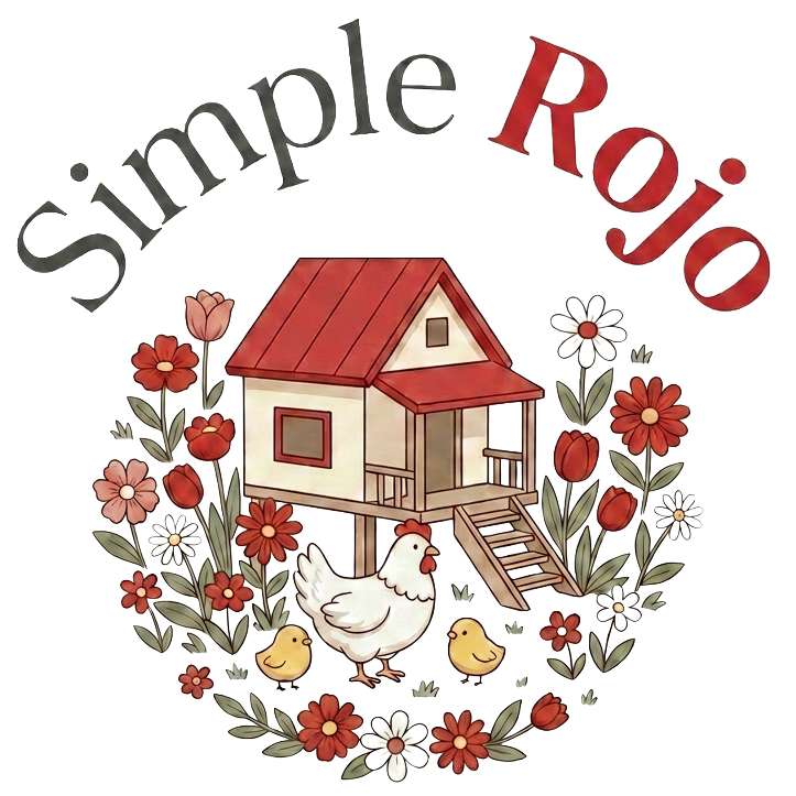 Food, Family & Faith | Simple Rojo Logo