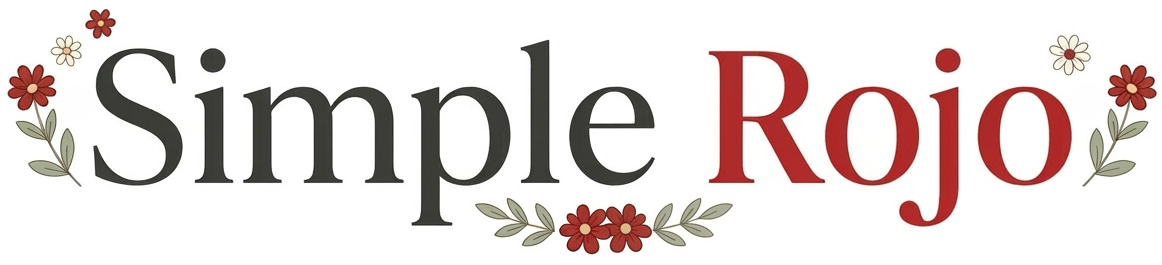 Faith, Family & Food | Simple Rojo Logo